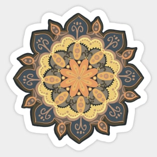 Mandala, boho, folkloristic style Sticker